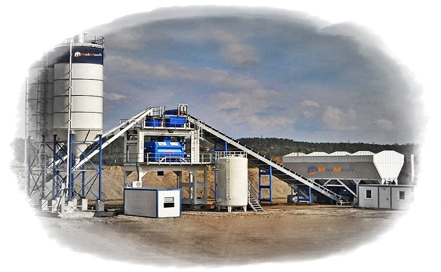 MakS100 Sabit Beton Santrali